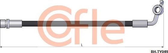 Тормозной шланг Cofle. Артикул 92.BH.TY049