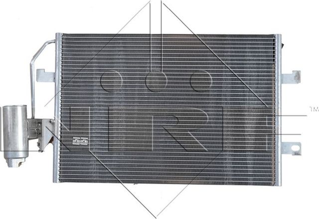 Радиатор кондиционера (конденсатор) NRF (алюминий) для Mercedes-Benz A-Класс I (W168) 2000-2004. Артикул 35527