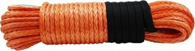 Трос синтетический redBTR с коушем 10 мм х 30 м, 9 тонн (готовый) Оранжевый. Артикул 899010
