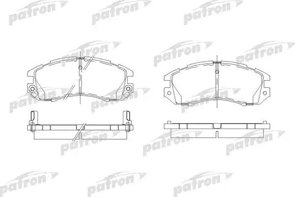 Тормозные колодки Patron. Артикул PBP789