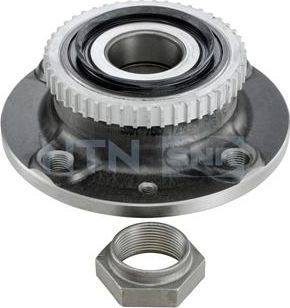 Ступичный подшипник (комплект) NTN / SNR задний для Citroen Xantia I 1993-1995. Артикул R166.25