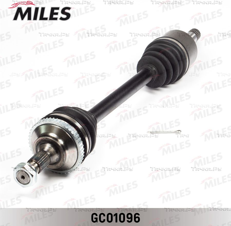 Полуось (привод в сборе, приводной вал) Miles. Артикул GC01096