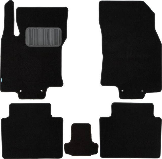 Коврики текстильные Klever Premium для салона Nissan X-Trail III рестайлинг 2017-2026. Артикул KLEVER05365422110kh