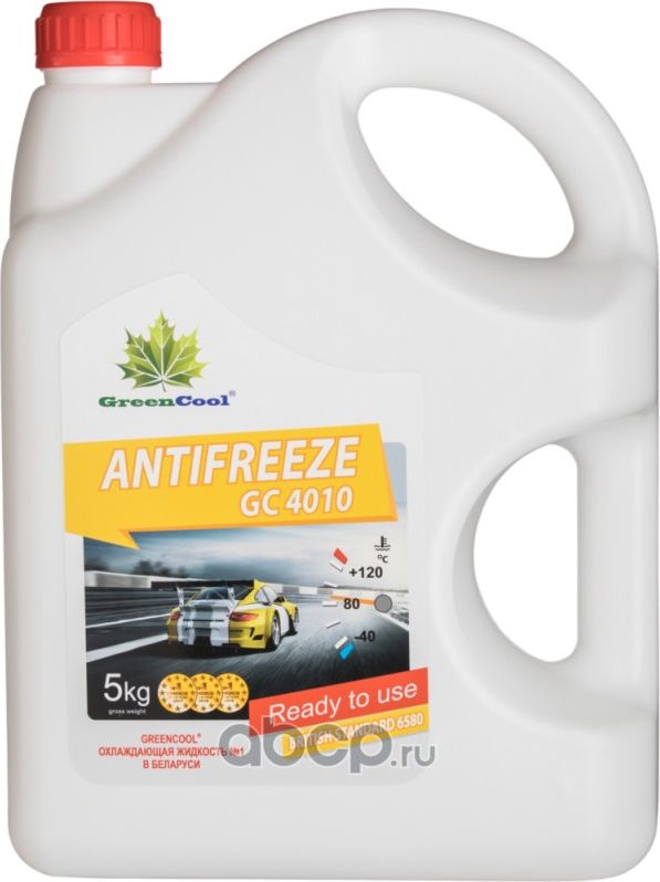 Антифриз GreenCool GC4010 G11, 5 кг (жел.) Greencool. Артикул 752170