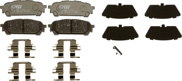 Тормозные колодки TRW COTEC. Артикул GDB3395