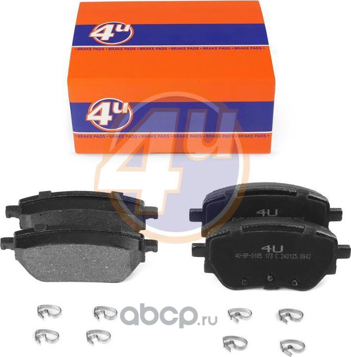 КОЛОДКИ ЗАД MERCEDES-BENZ A-CLASS (W177) A-CLASS SALOON (V177) B-CLASS SPORTS TO (4U). Артикул 4UBP0185