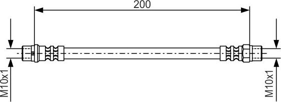 Тормозной шланг Bosch. Артикул 1 987 476 403