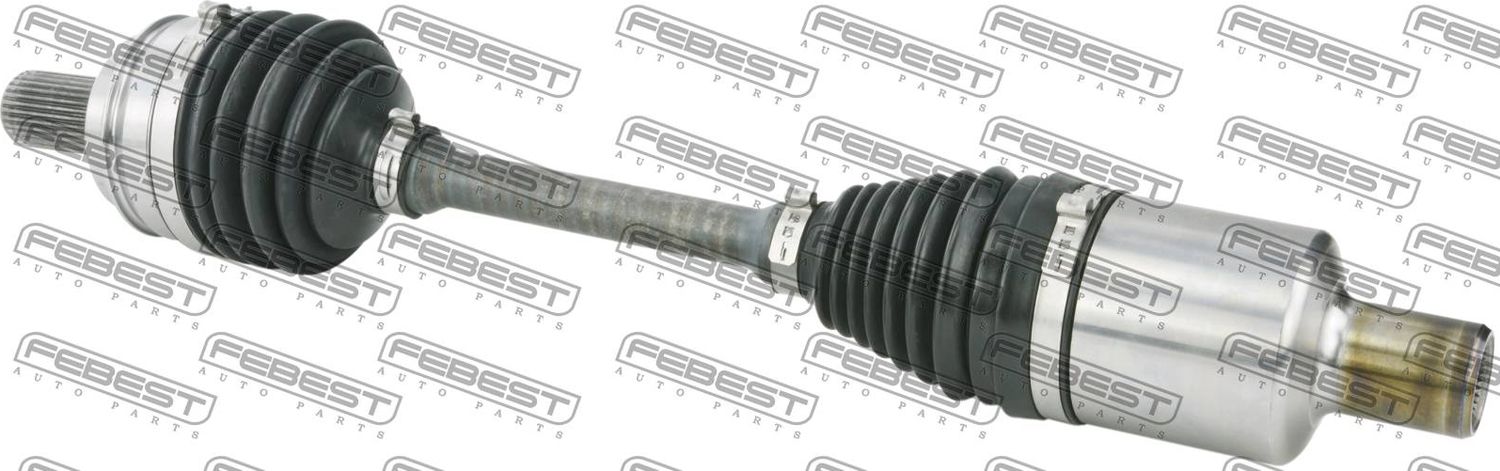 Полуось (привод в сборе, приводной вал) Febest. Артикул 1614-221FLH