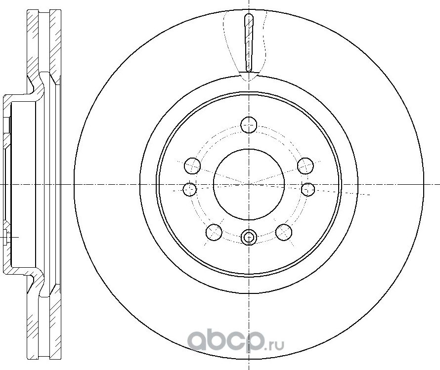 Диск тормозной (G-Brake). Артикул GR20397