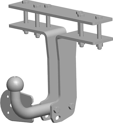 Фаркоп AvtoS для Nissan Pathfinder R51 2004-2014 (без шара в комплекте). Артикул NS 21B