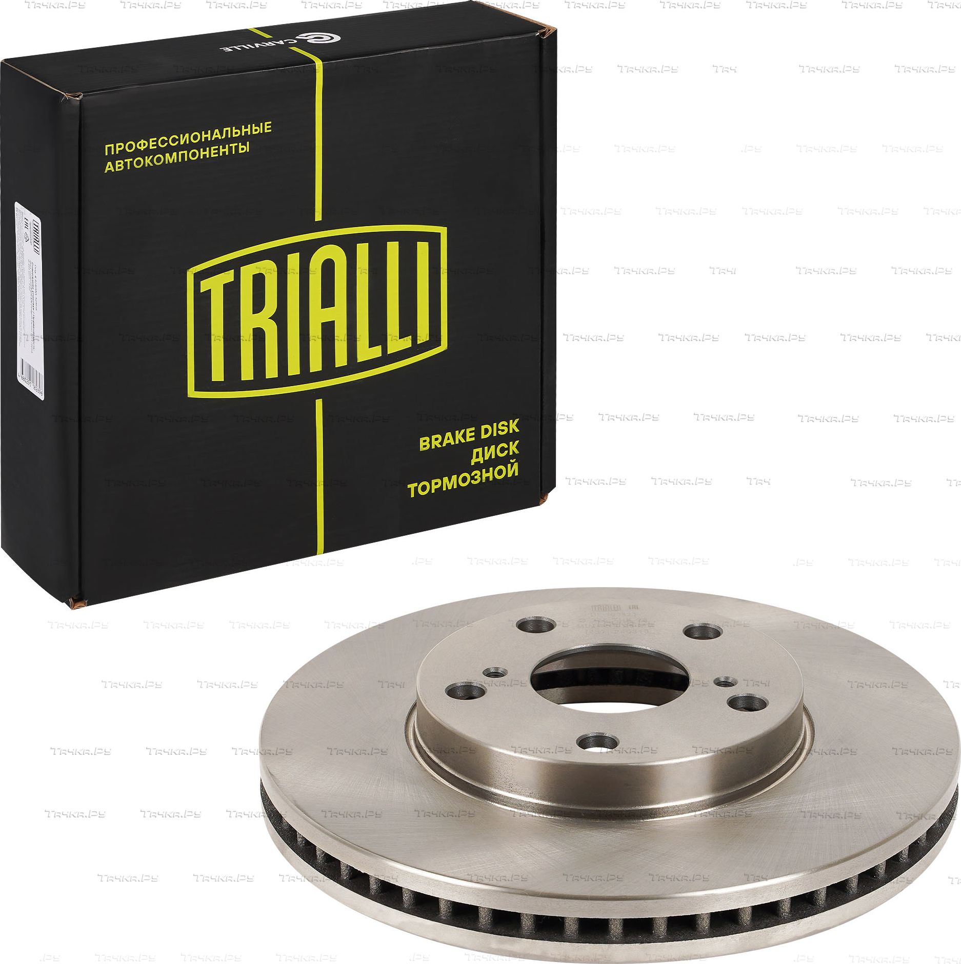 Тормозной диск Trialli передний для Toyota Nadia 1998-2003. Артикул DF 190320