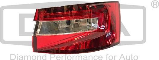 Фонарь задний DPA правый для Skoda Superb III 2015-2026. Артикул 89451708102