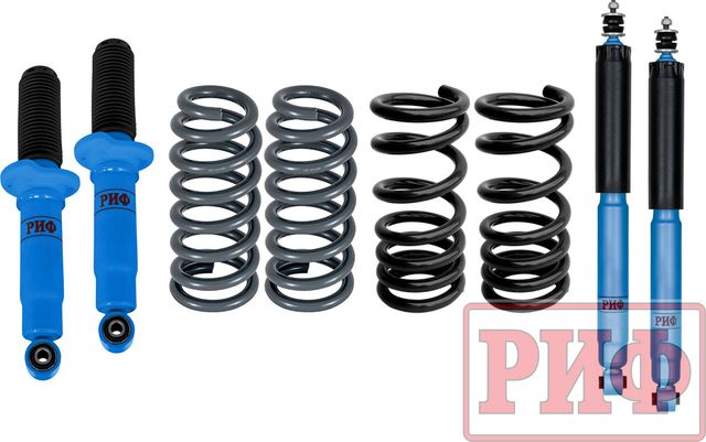 Лифт-комплект РИФ арктический мягкий для Mitsubishi Pajero IV 5-дв. бензин 3,0 2006-2013, лифт 40 мм. Артикул RIF-MTS-A-Arc