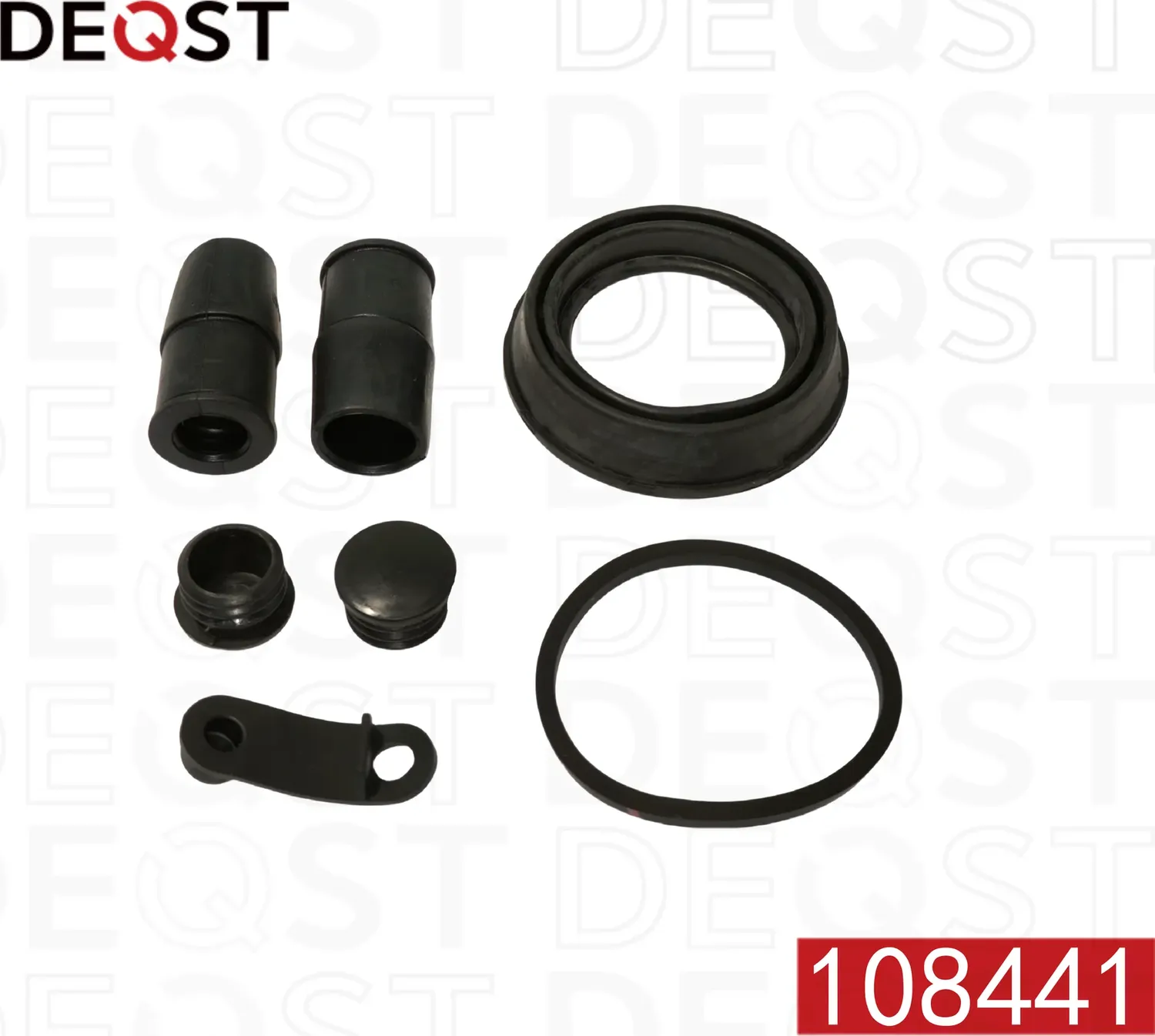 Ремкомплект тормозного суппорта (для поршня O 48 mm  суппорт ATE). FORD Fiesta IV 95-02  MINI Mini 0 (Deqst). Артикул 108441