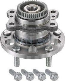 Ступица колеса с интегрированным подшипником (в сборе) NTN / SNR задняя правая/левая для Kia Carnival IV 2020-2026. Артикул R189.30