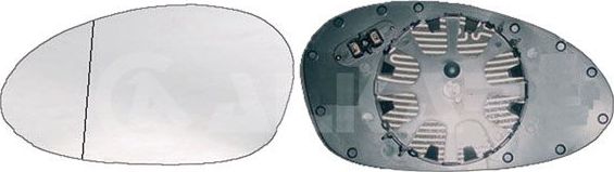 Зеркальное стекло бокового зеркала Alkar левое для BMW 1 I (E81/E82/E87/E88) 2004-2010. Артикул 6411541