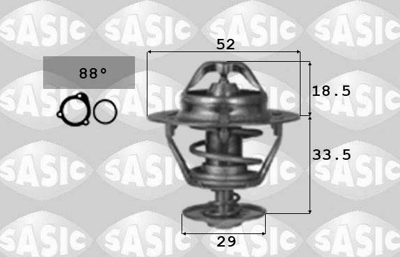 Термостат Sasic для Toyota Hilux IV 1984-1988. Артикул 3306064