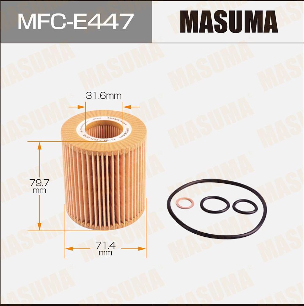 Масляный фильтр Masuma. Артикул MFC-E447