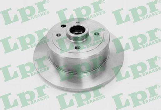 Тормозной диск LPR задний для Opel Vectra A 1988-1992. Артикул O1181P