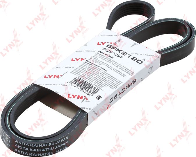 Приводной ремень поликлиновой LYNXauto. Артикул 6PK2120