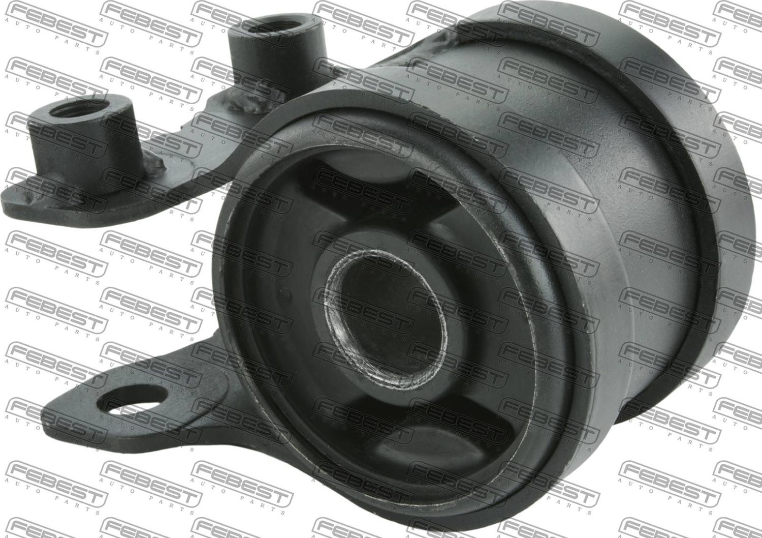 Сайлентблок переднего рычага подвески Febest задний нижний для Mazda 3 I (BK) 2003-2009. Артикул MZAB-MZ3BRUB