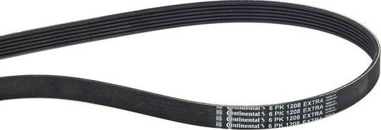 Приводной ремень поликлиновой ContiTech. Артикул 6PK1208 EXTRA