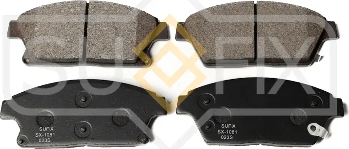 Колодки тормозные дисковые | перед прав/лев | (Sufix). Артикул SX-1081