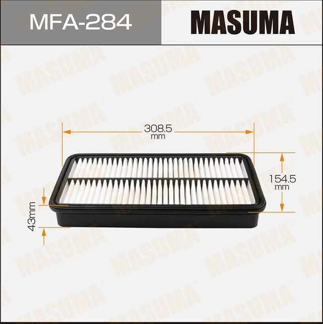 Воздушный фильтр Masuma. Артикул MFA-284