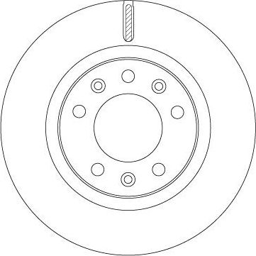 Тормозной диск TRW. Артикул DF6785