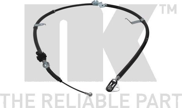 Трос ручника (тросик ручного тормоза) NK. Артикул 9045199