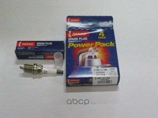 СВЕЧА ЗАЖИГАНИЯ K16RU11 4 (Denso). Артикул K16RU114