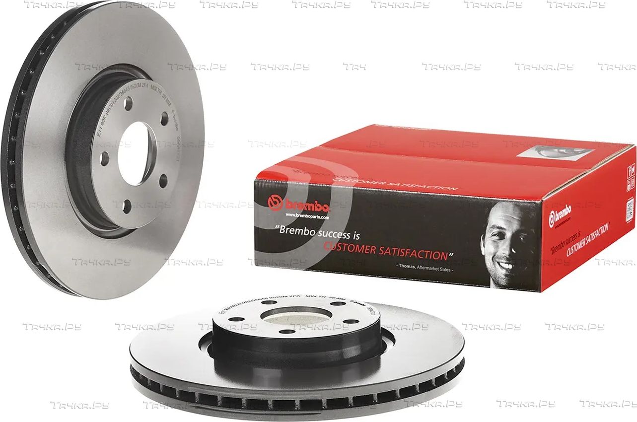 Тормозной диск Brembo UV Coated передний для Ford Mondeo IV 2007-2015. Артикул 09.A427.21