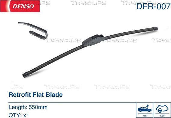 Щетка стеклоочистителя (дворник) Denso. Артикул DFR-007