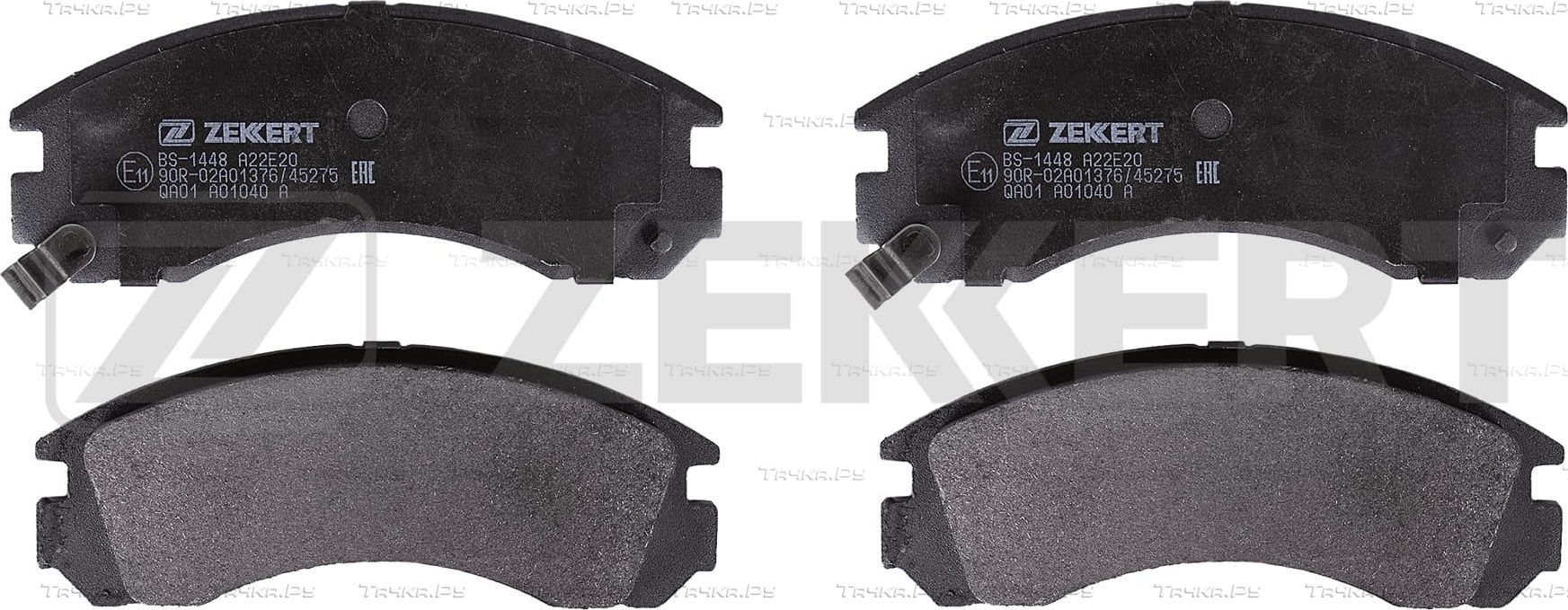 Тормозные колодки Zekkert передние для Mitsubishi L200 II 1995-1996. Артикул BS-1448