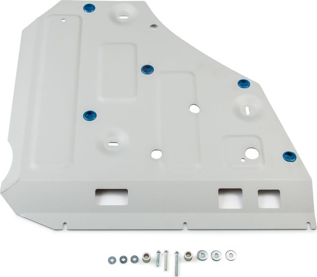 Защита алюминиевая Rival для передней кромки АКБ Voyah Free I поколение рестайлинг АКПП 4WD 2023-2026. Артикул 333.9310.1