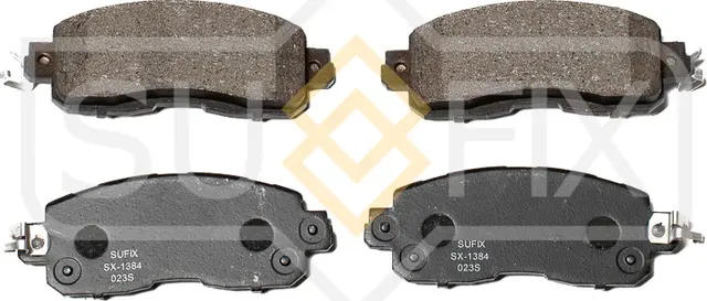 Колодки тормозные передние (Sufix). Артикул SX1384