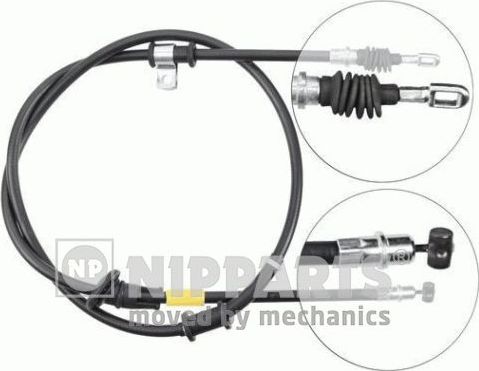 Трос ручника (тросик ручного тормоза) Nipparts левый для Mitsubishi Lancer VII 1995-2003. Артикул J14747