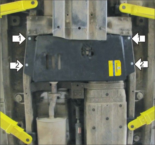 Защита Мотодор для РК SsangYong Kyron 2005-2015. Артикул 12806