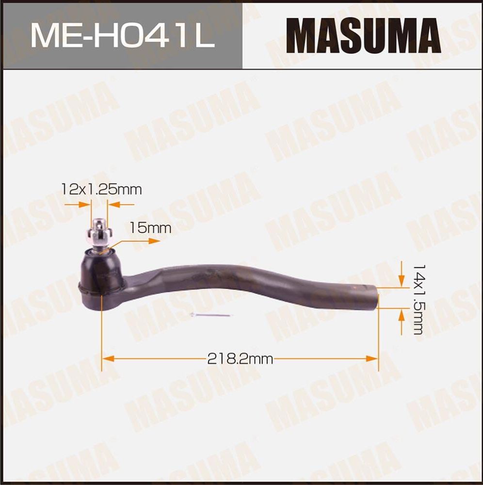Наконечник рулевой тяги Masuma. Артикул ME-H041L