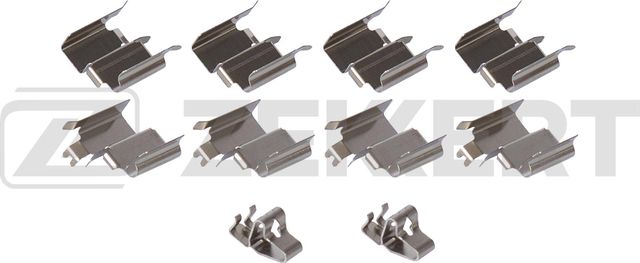 Комплект установочный перед. торм. колодок Mazda 323 VI 98-  RX-8 03-  Mitsubishi Pajero Pinin 99-   Zekkert. Артикул BR-1463