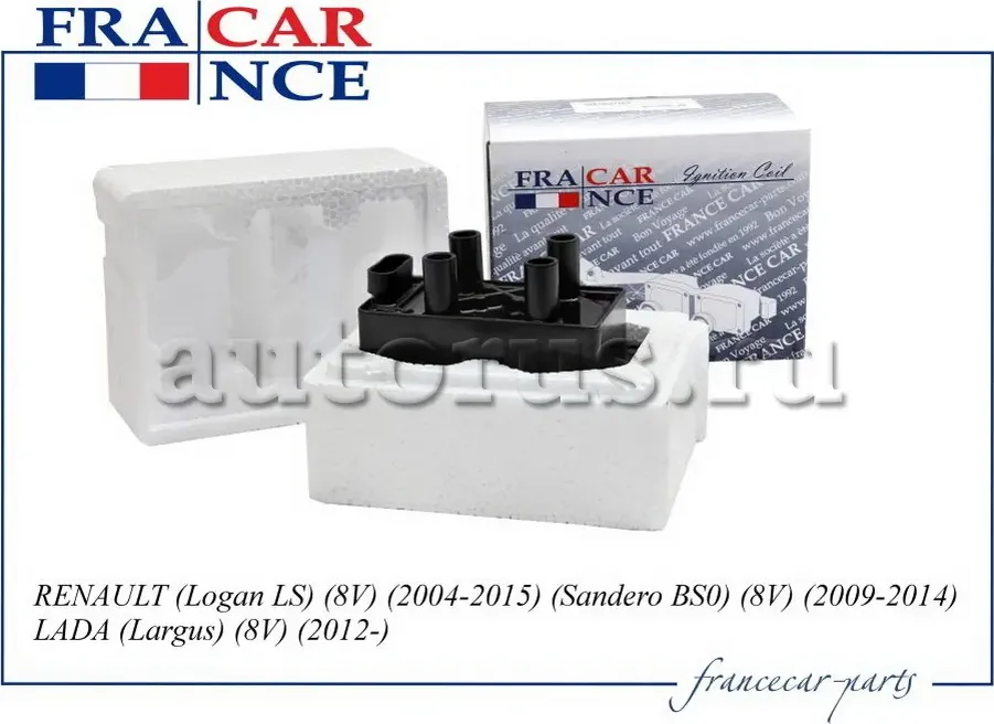 Катушка зажигания LADA/RENAULT LARGUS/LOGAN 04 (Francecar) Francecar. Артикул FCR210350