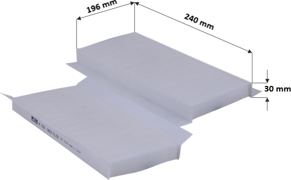 Салонный фильтр FIL Filter. Артикул HC 7427