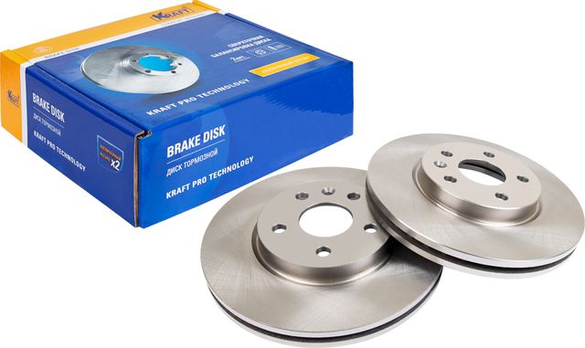 Диск тормозной GM AVEO/CRUZE/ASTRA J 09- перед. R15 (Kraft). Артикул KT016059