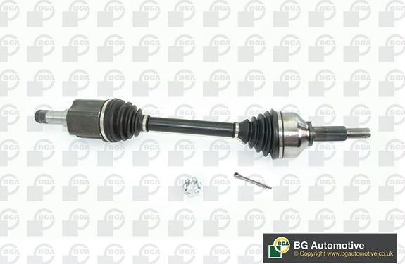 Полуось (привод в сборе, приводной вал) BGA передняя левая для Ford Transit Custom I 2012-2026. Артикул DS2389L