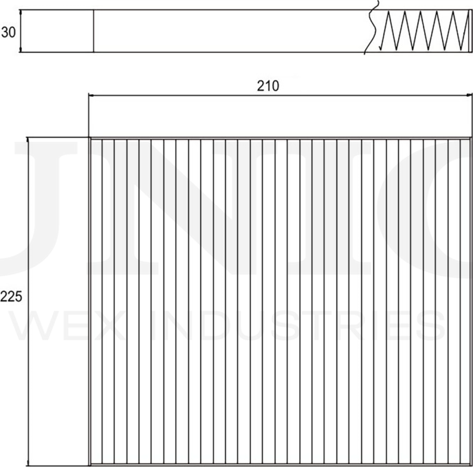 Фильтр салона (Unio). Артикул FLT-40152