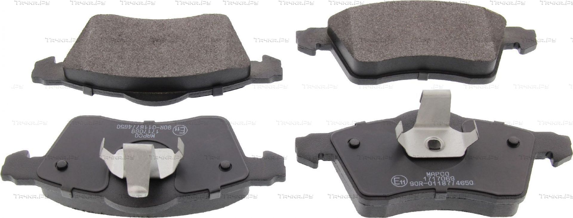 Тормозные колодки MAPCO передние для Volkswagen Transporter T4 1990-2003. Артикул 6467