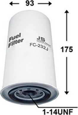 Топливный фильтр JS Asakashi. Артикул FC232J