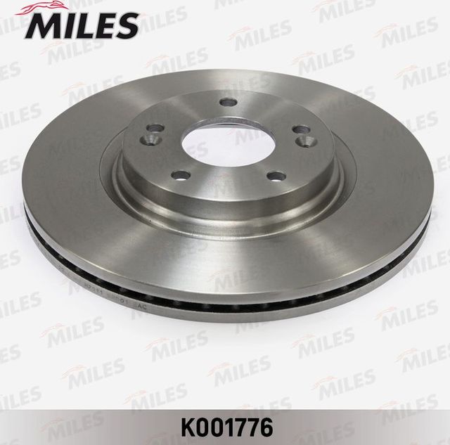 Тормозной диск Miles передний для Kia XCeed I 2019-2026. Артикул K001776