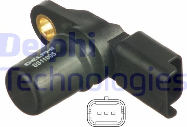 Датчик положения распредвала Delphi для Nissan Note I 2008-2012. Артикул SS11005