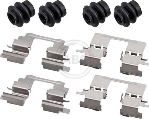 Монтажный комплект дисковых тормозных колодок ABS. Артикул 1905Q